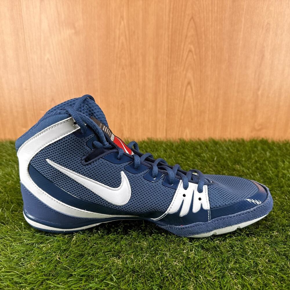 Nike Freek Navy White Wrestling Shoes 316403-411 Men's Size 11 - Picture 7 of 8